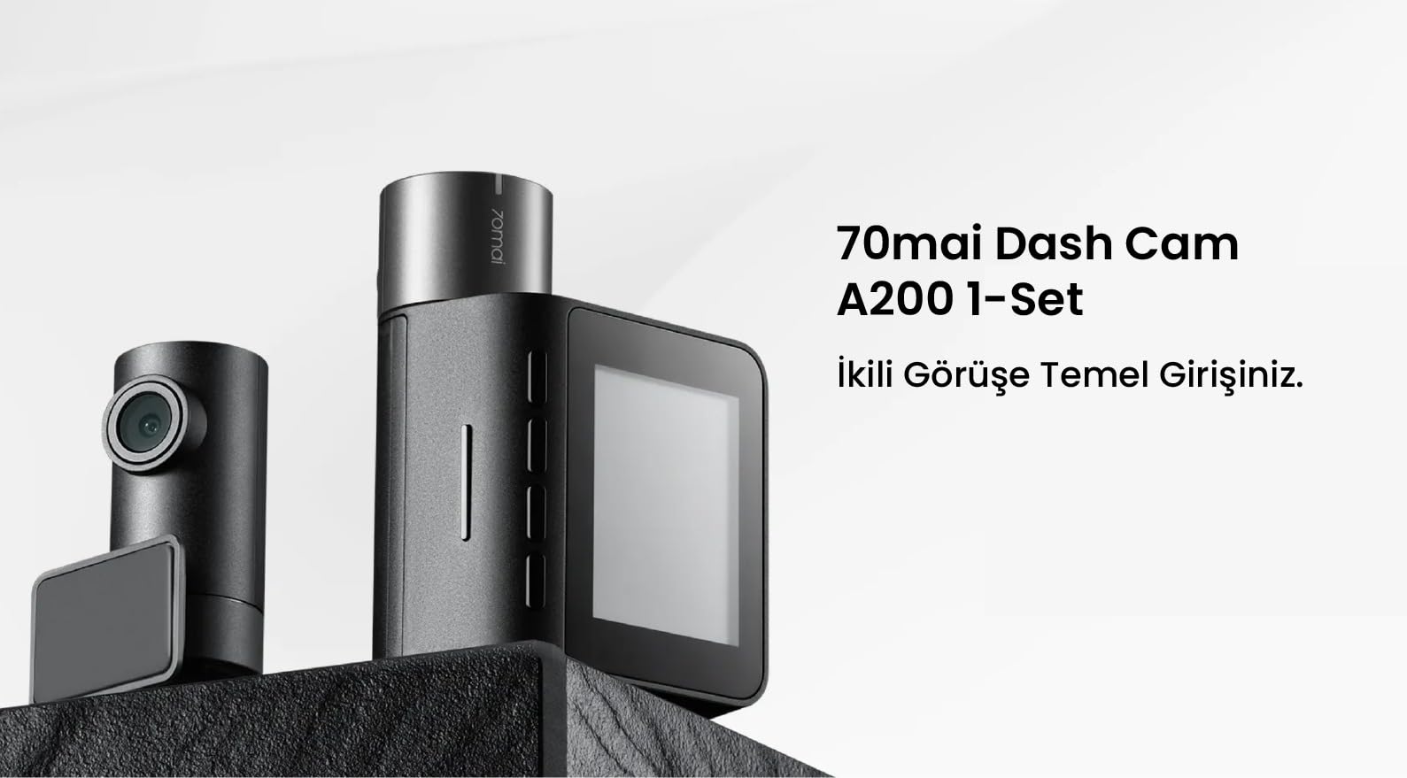 70mai A200 dash cam auto Full HD nera anteriore
