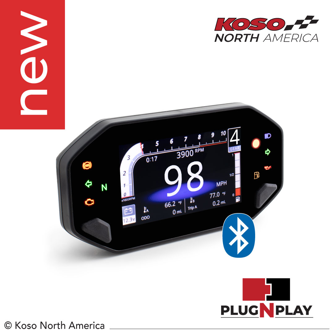 Koso RX-4H quadro strumenti TFT Suzuki Hayabusa Gen 2 Bluetooth