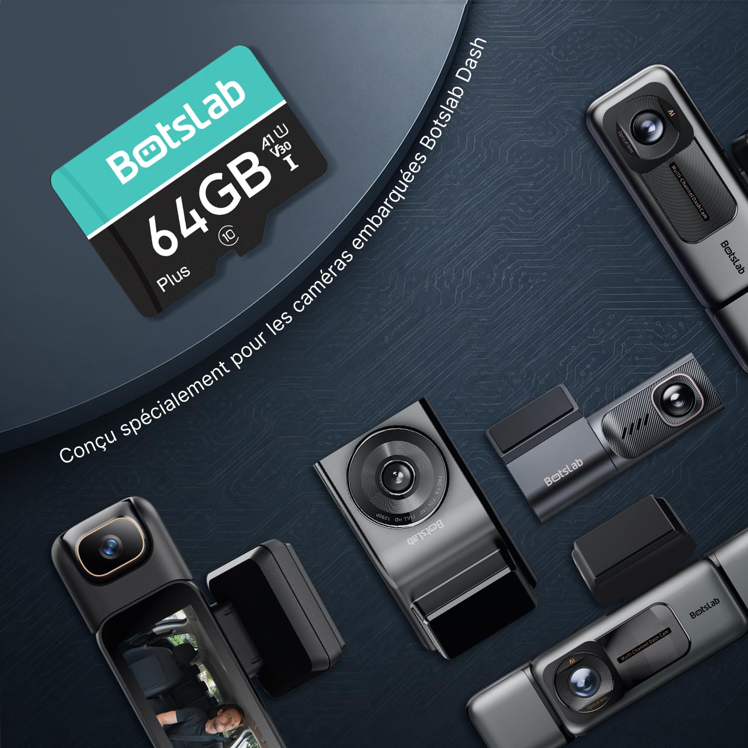 Botslab scheda memoria 64 GB microSD