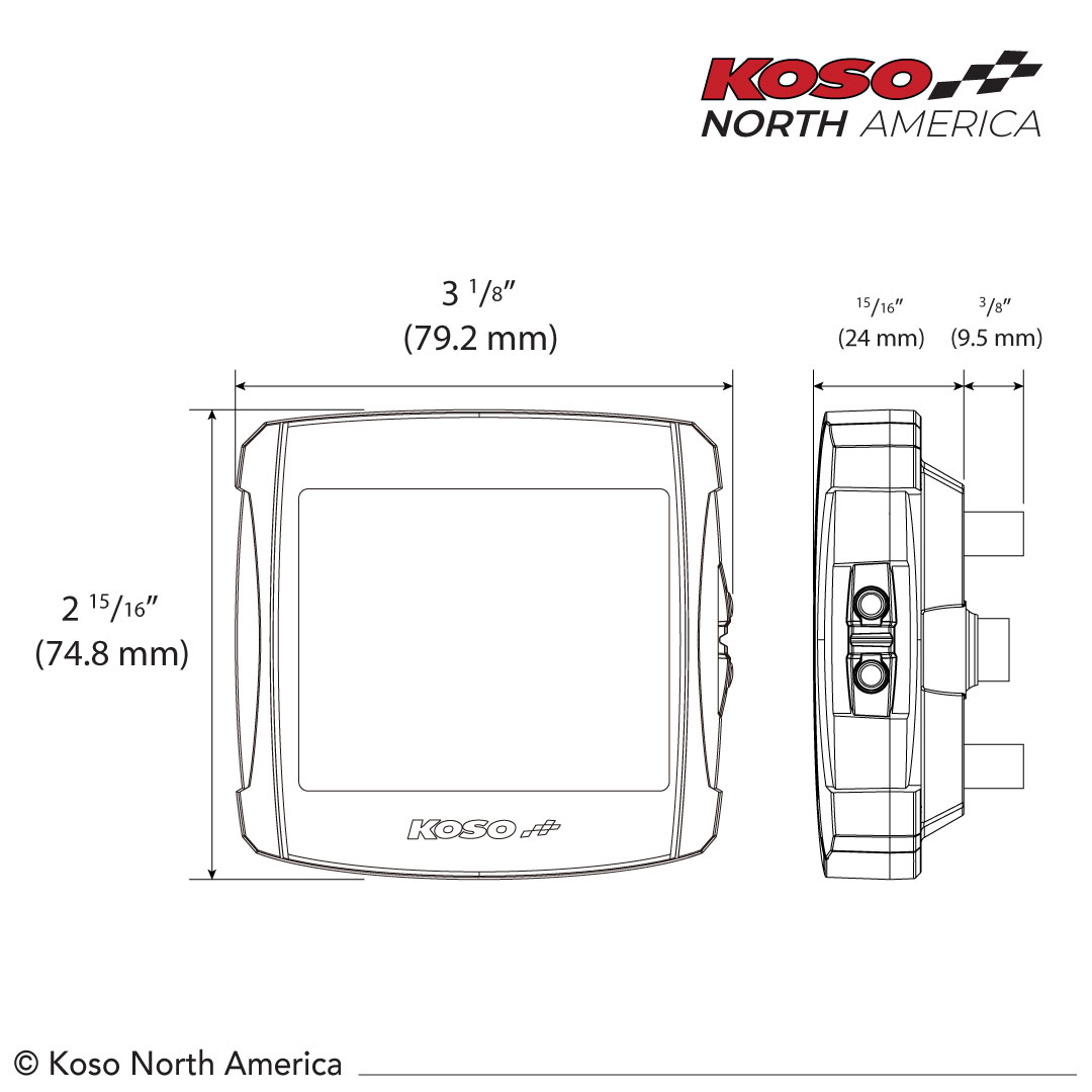 Koso XR-01G Contachilometri GPS per Golf Cart