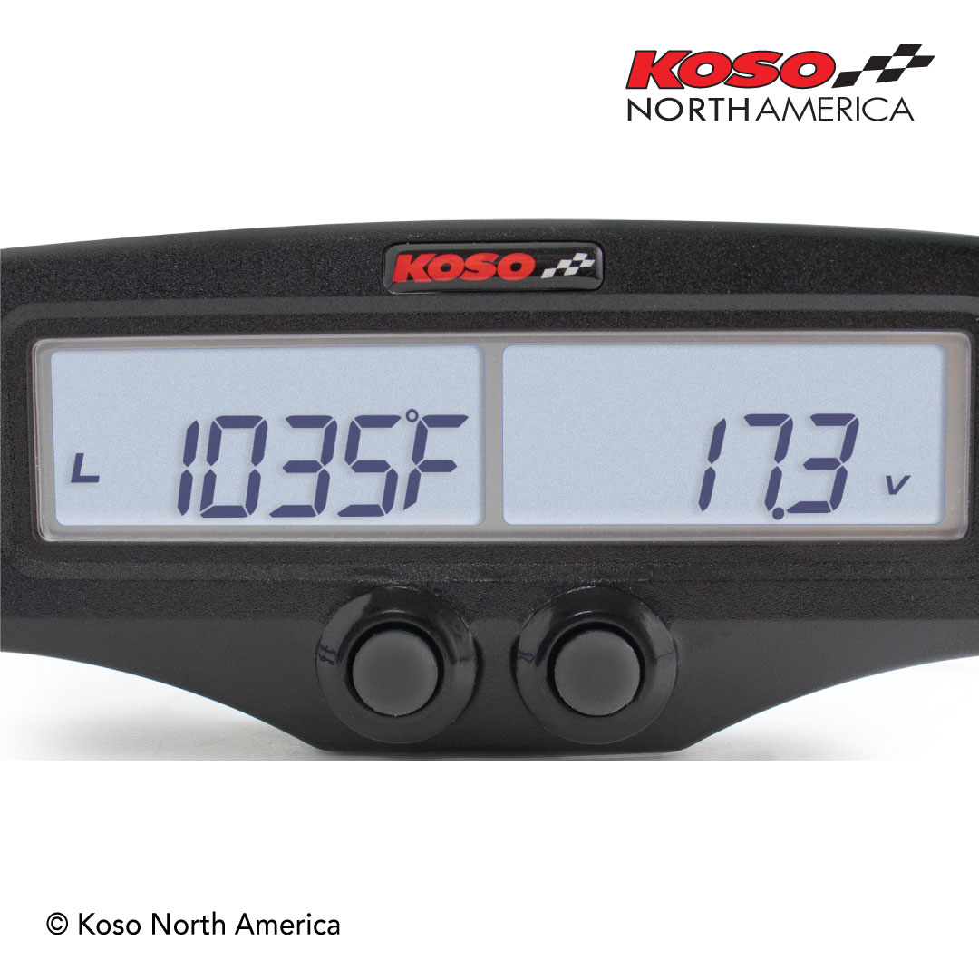Koso EGT-02 EVO misuratore temperatura scarico doppio