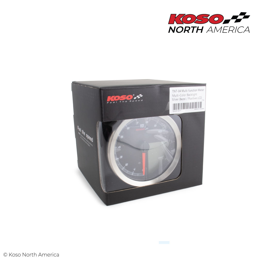 Koso TNT-04 strumento multifunzione ghiera argento