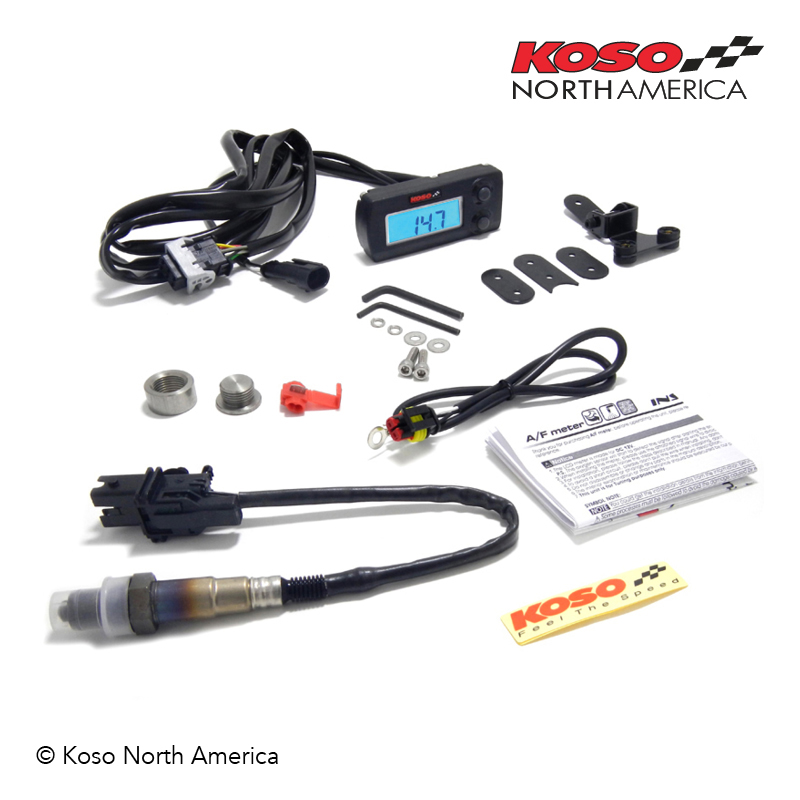 Koso Wideband misuratore aria/benzina retroilluminato