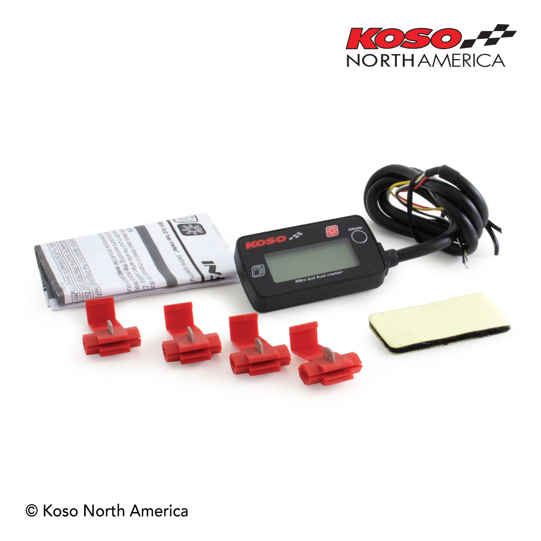 Koso Mini indicatore benzina LCD moto