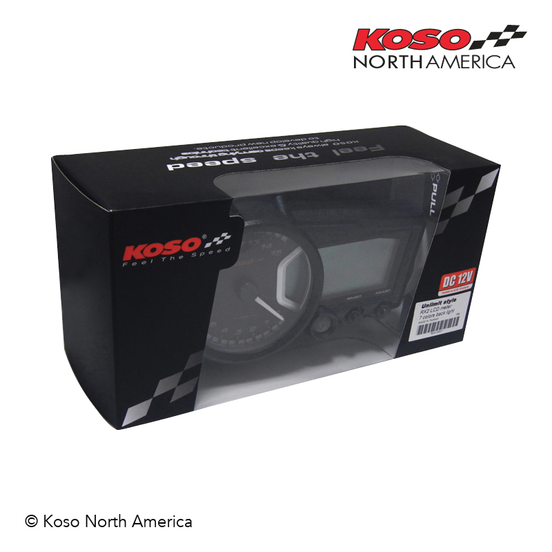 Koso RX-2 GP Style cruscotto multifunzione moto shift-light