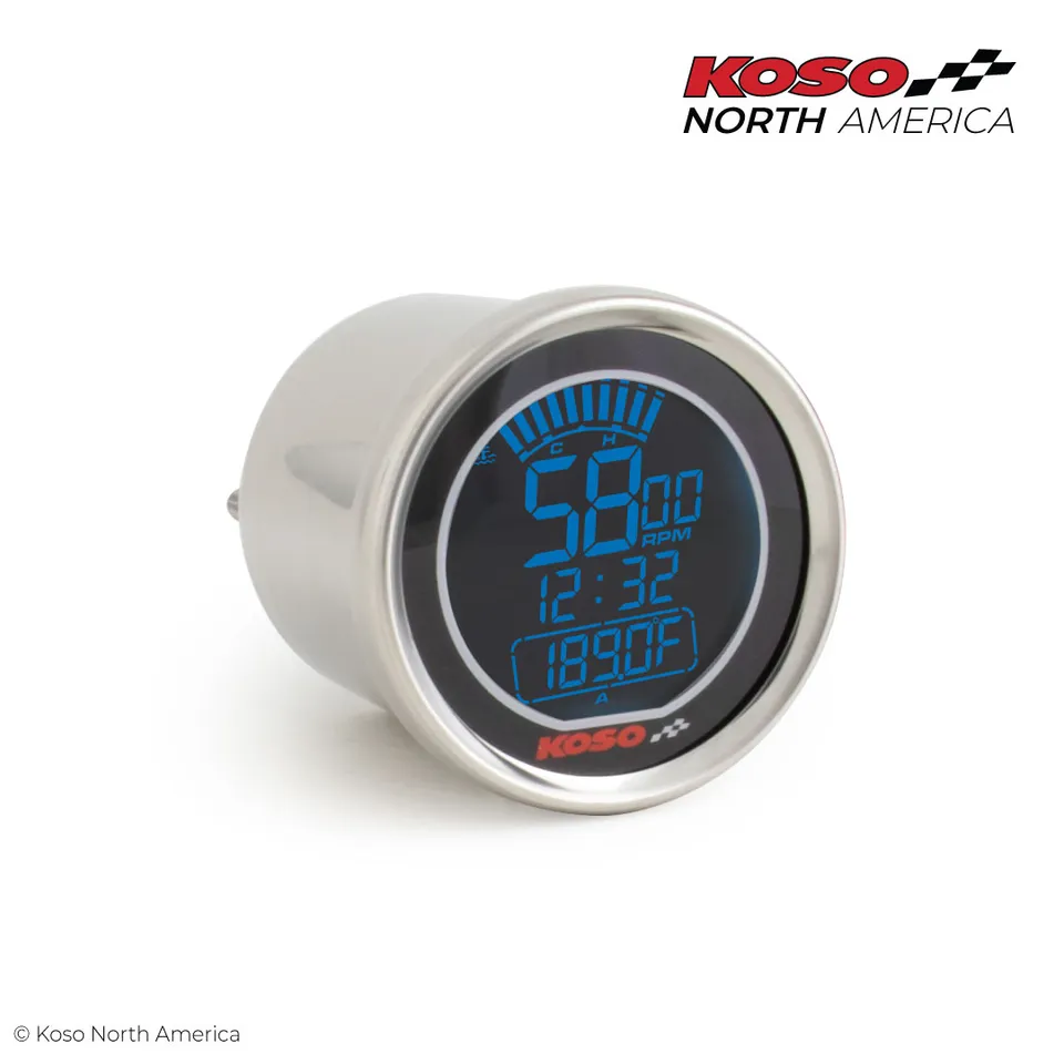 Koso DL Style contagiri universale LCD reverse nero