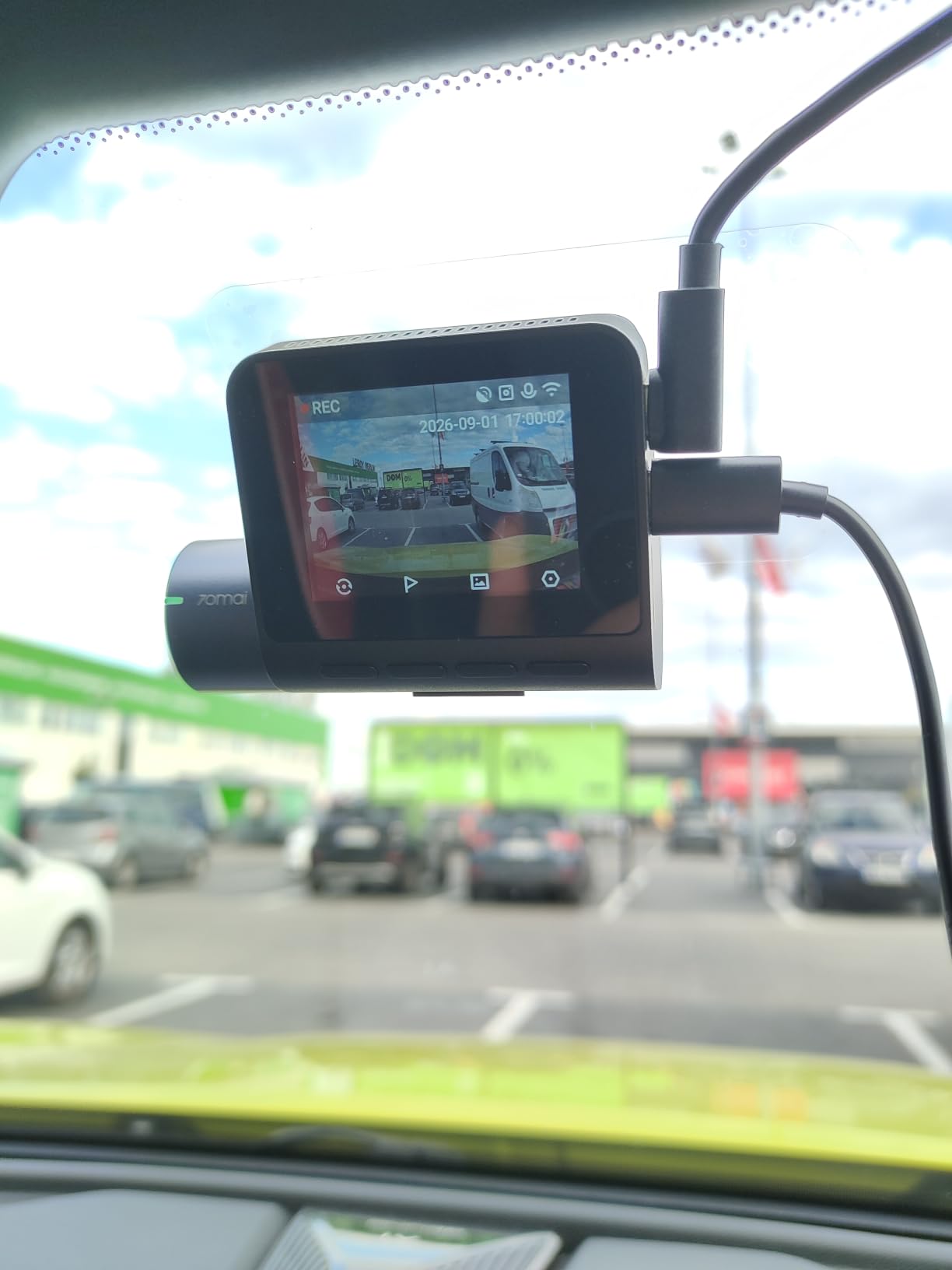 70mai Serie A A510 dash cam doppia SD 64GB GPS