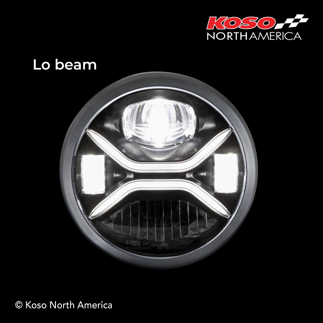 Koso Zenith faro LED Harley-Davidson plug and play