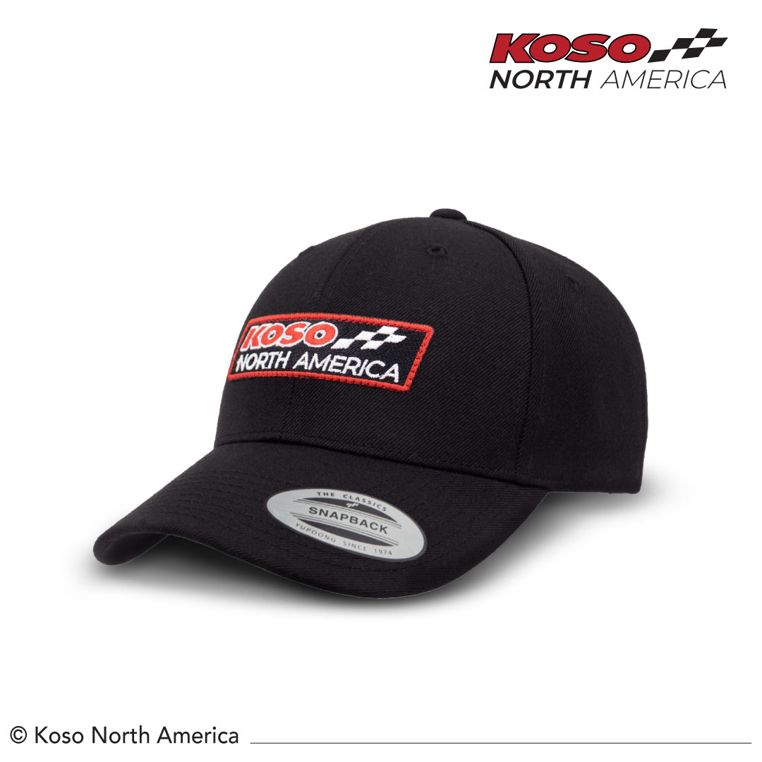 Koso YP Classic cappellino snapback nero logo cucito