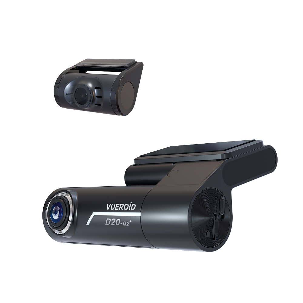 Vueroid D20 Q2 Plus dash cam 2CH anteriore posteriore