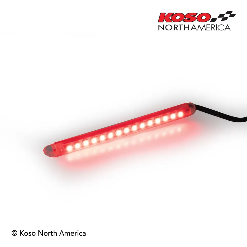 Koso barra LED rossa 114 mm impermeabile