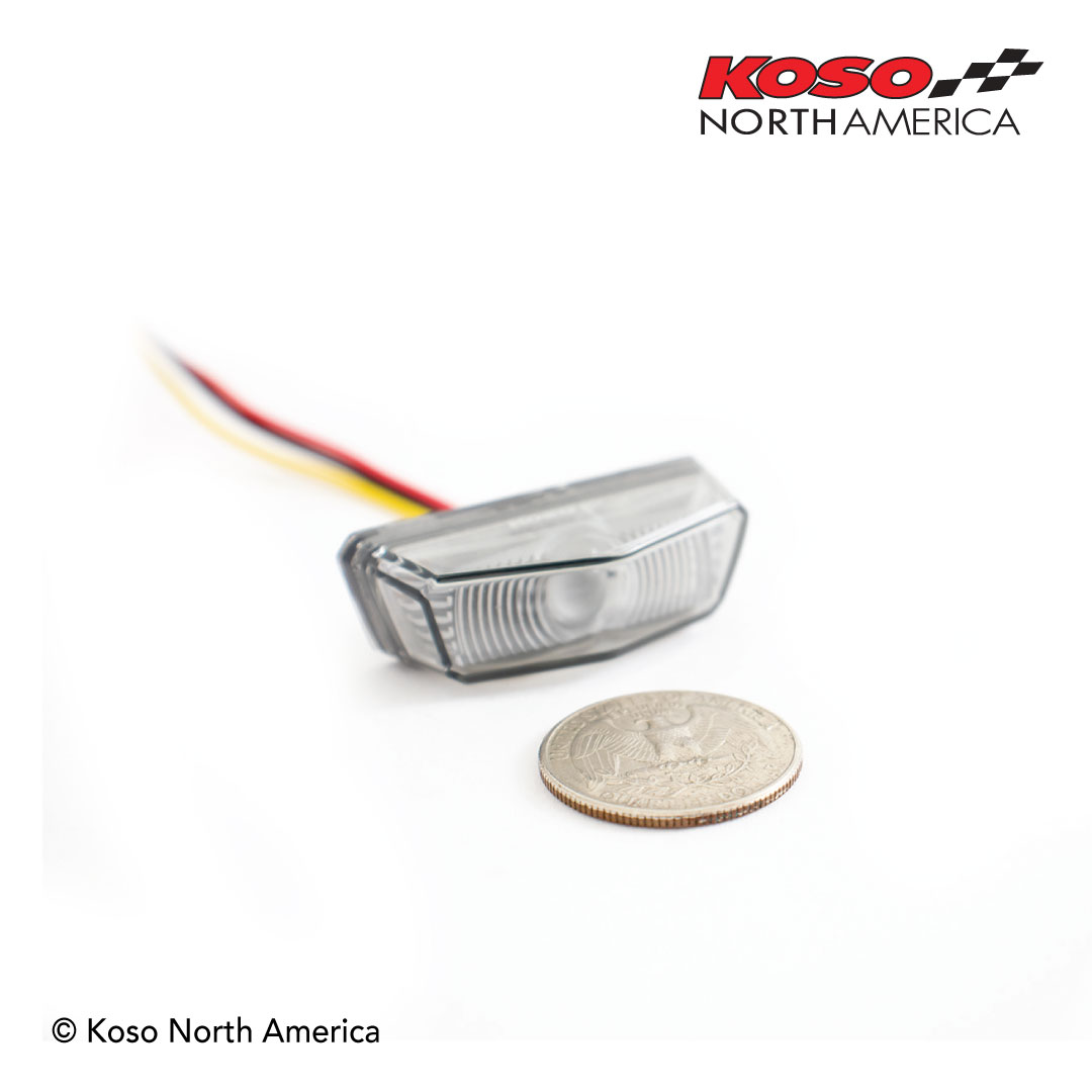 Koso Nano fanale posteriore LED lente rossa ultracompatto