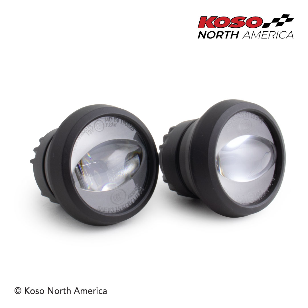 Koso Aurora fari fendinebbia LED alluminio 12V