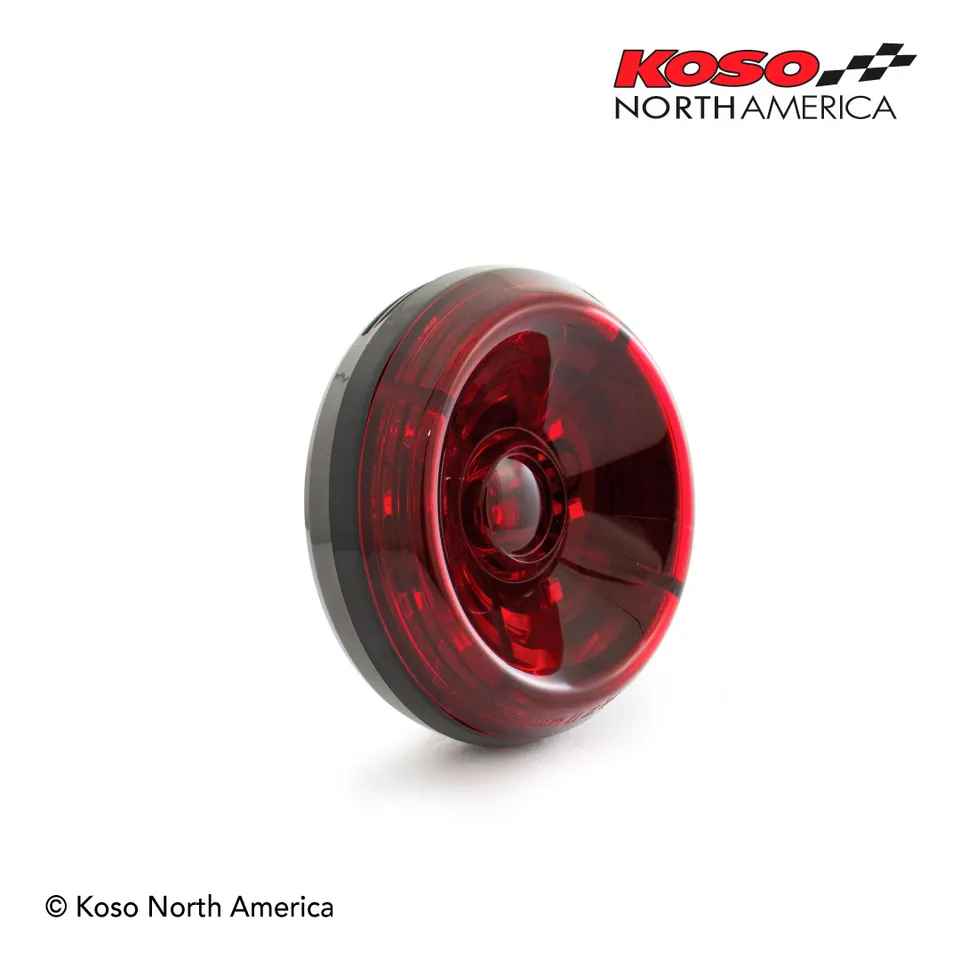 Koso Solar fanale posteriore LED lente rossa omologato