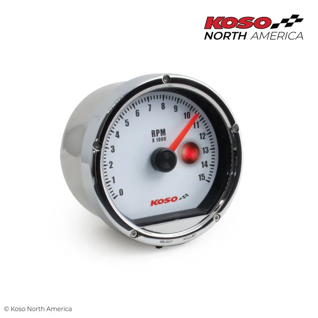 Koso TNT-01R contagiri 15000 cromo bianco shift
