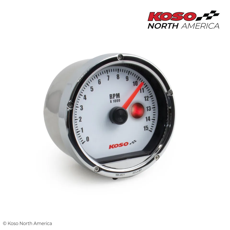 Koso TNT-01R contagiri 15000 cromo bianco shift