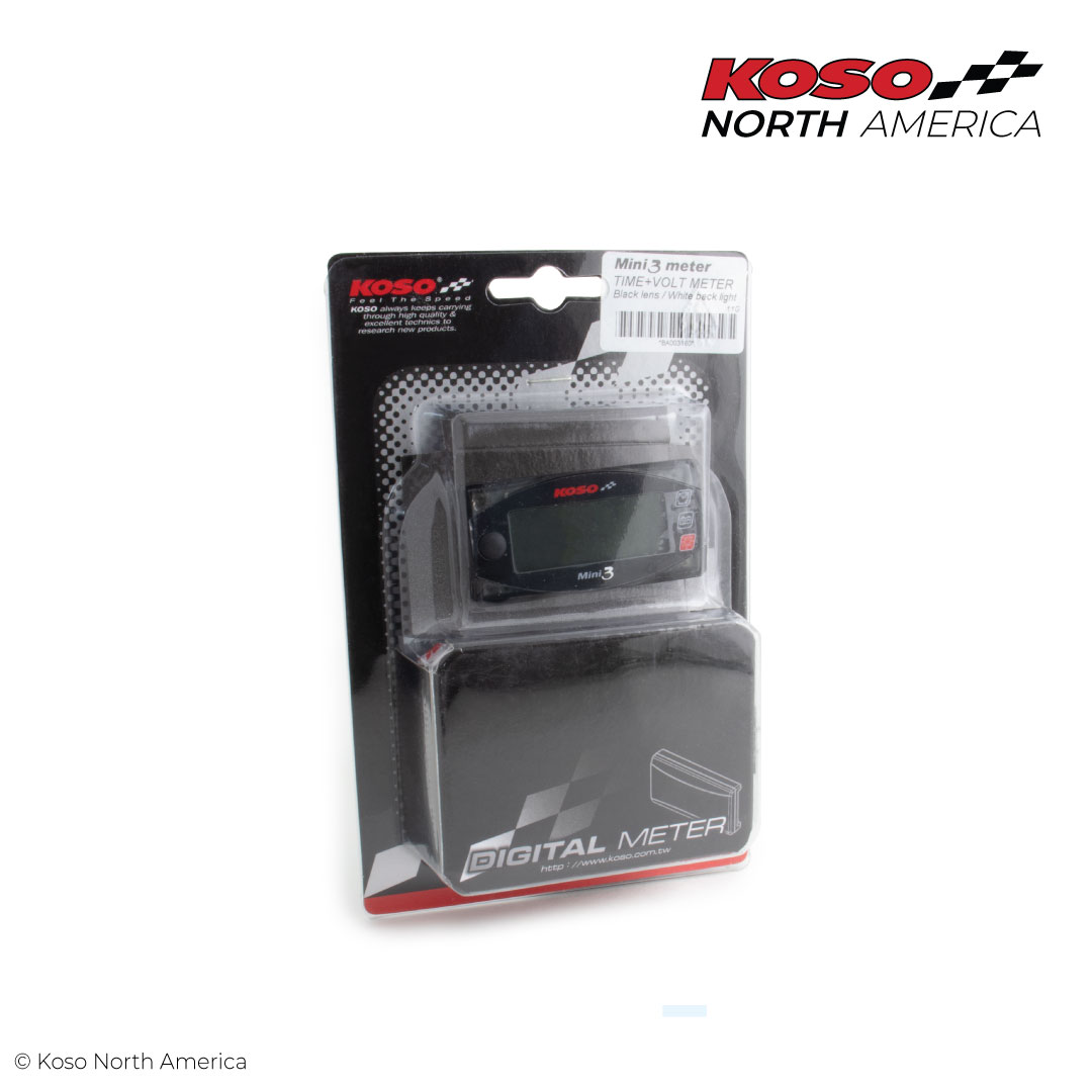 Koso Mini 3 orologio voltmetro compatto 12V