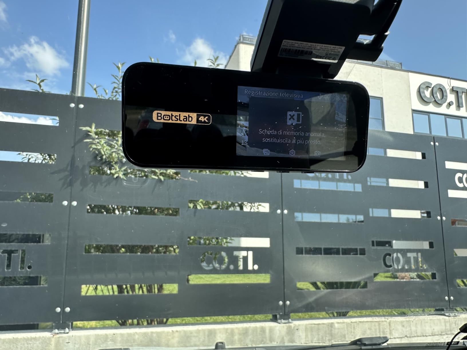Botslab G980H Kit dash cam 4K SD 64GB GPS