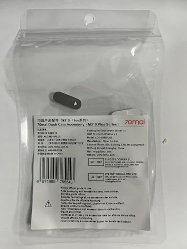70mai M310 Plus supporto dash cam kit montaggio 4 pezzi