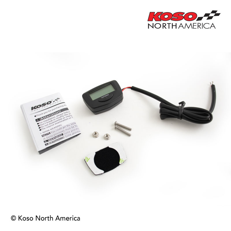 Koso Proton voltmetro moto 12V