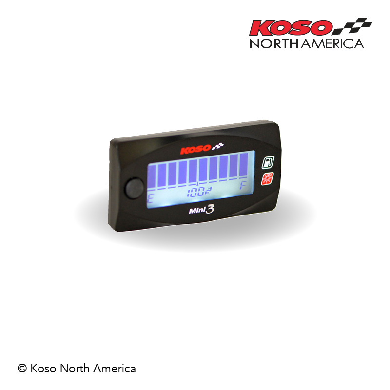 Koso Mini 3 indicatore livello carburante digitale
