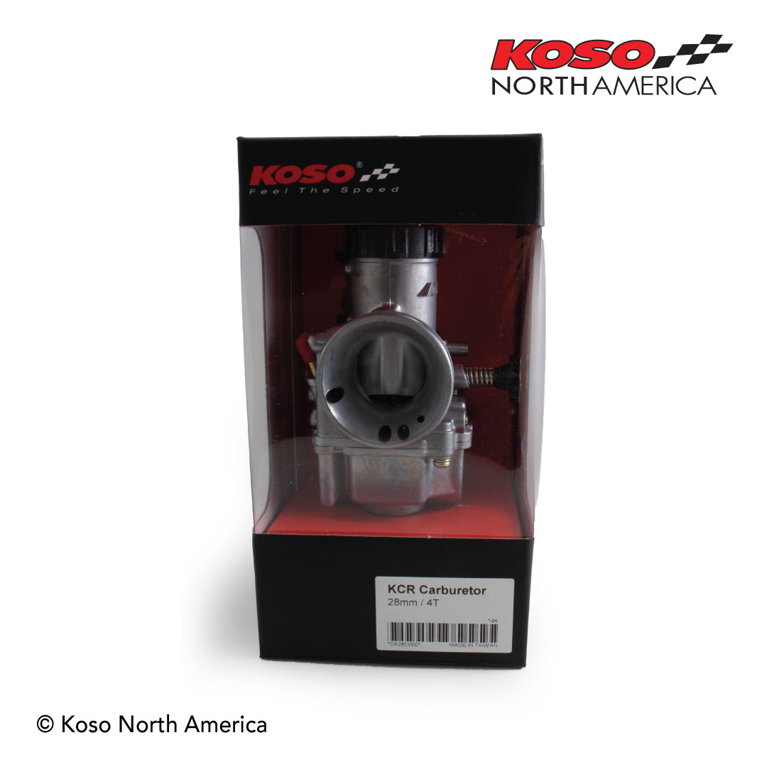 Koso KCR carburatore 28 mm per motori 4 tempi
