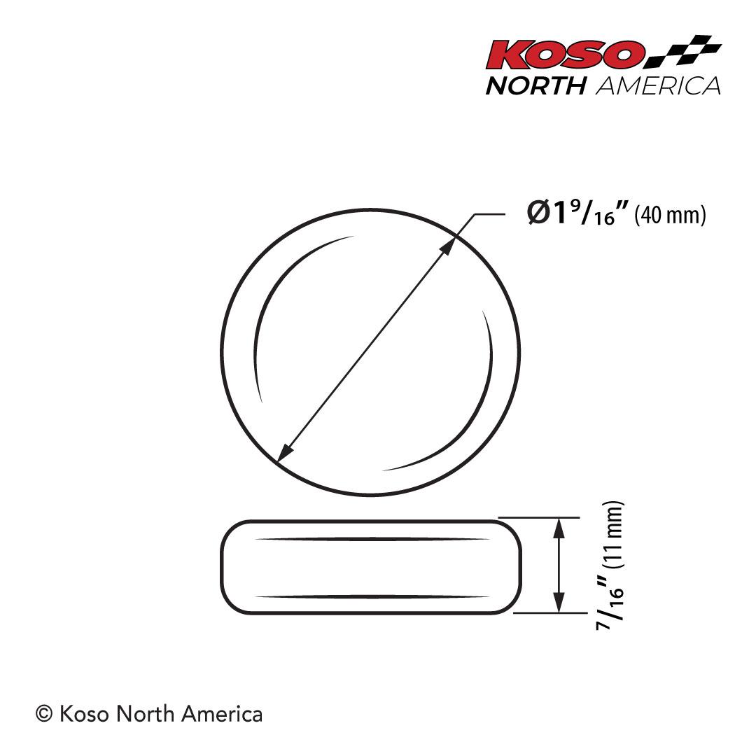 Koso I-Gear termometro digitale Celsius blu