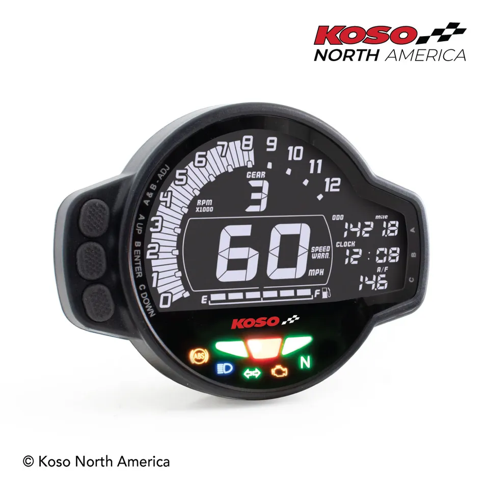 Koso MS-01 contachilometri multifunzione universale LCD