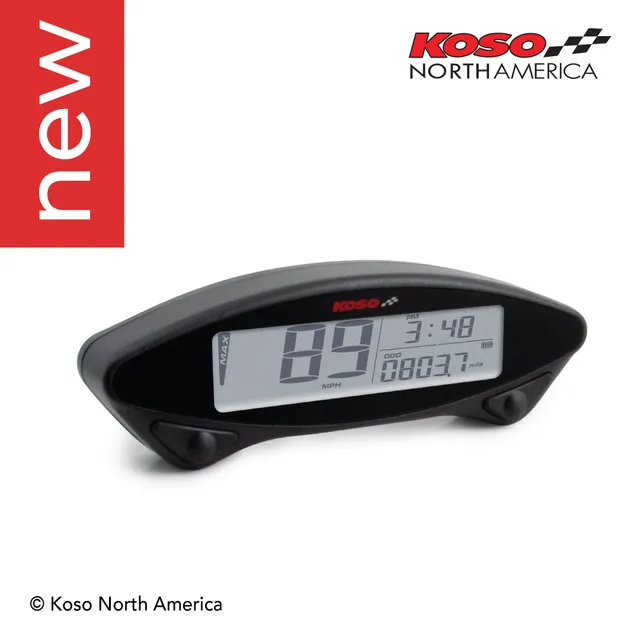 Koso EX-02G contachilometri GPS enduro 12V con sensore