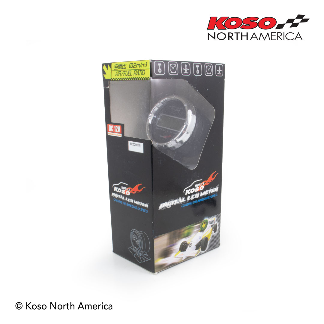 Koso 52mm misuratore aria carburante auto 52 mm