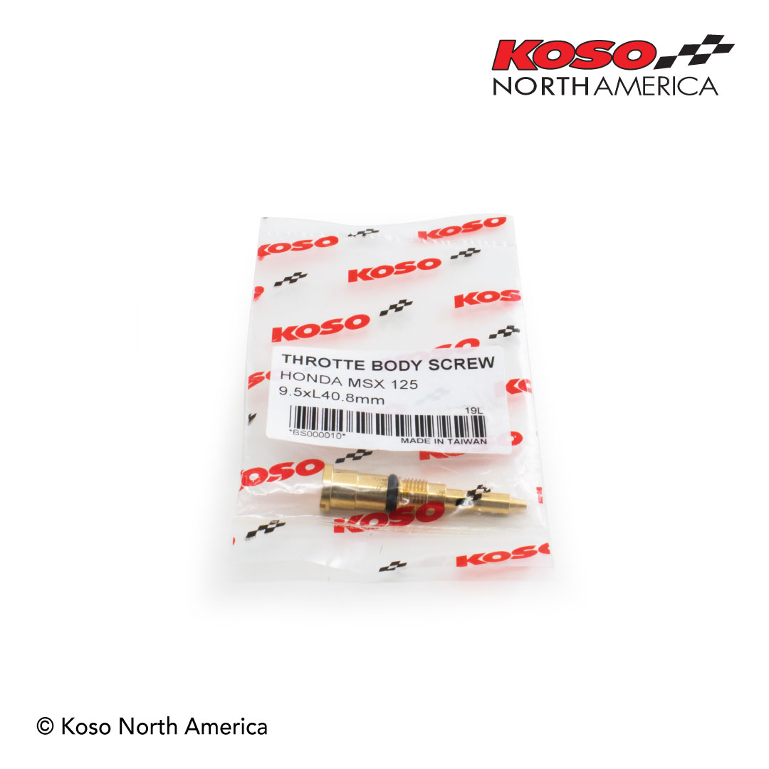 Koso Throttle Body Screw vite ottone Grom Monkey 9,5 mm
