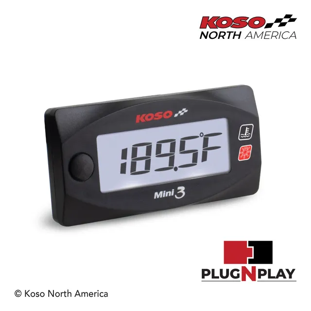 Koso Mini 3 termometro testata Honda Grom