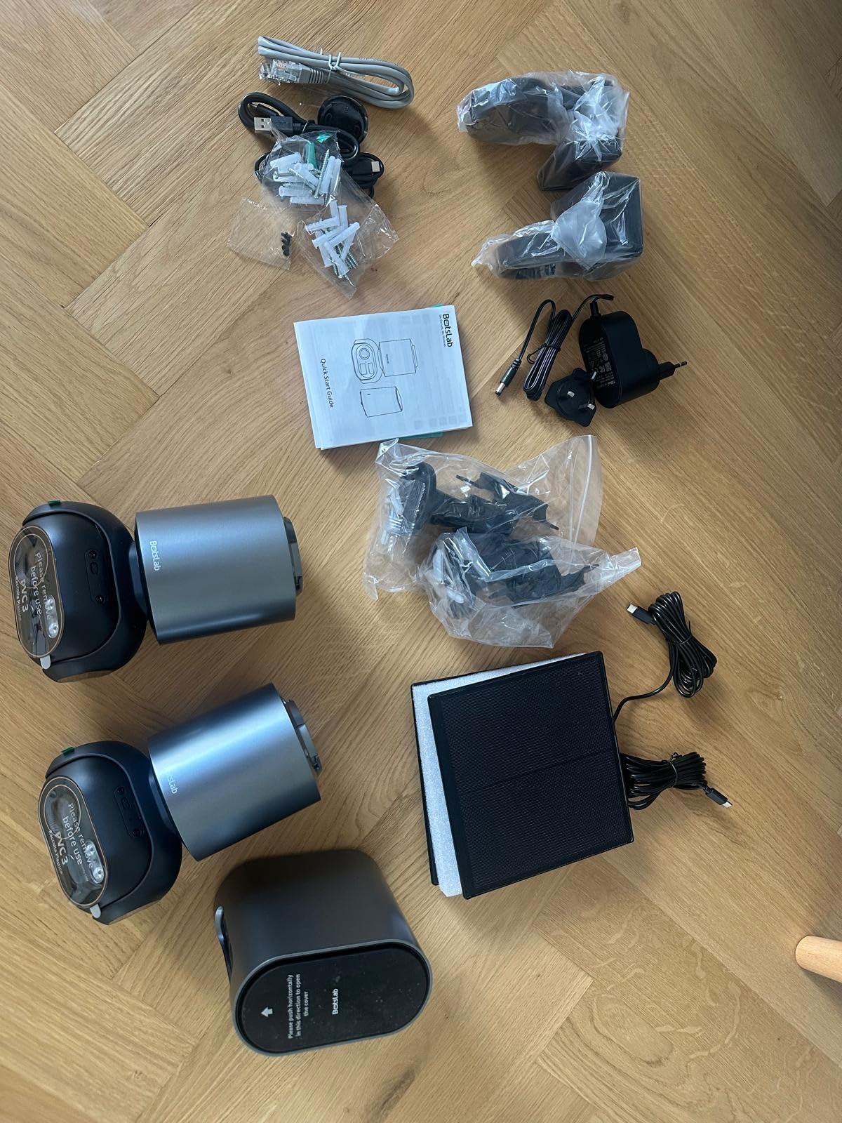 Botslab H200 telecamera sorveglianza 4K kit 2 solare 32GB