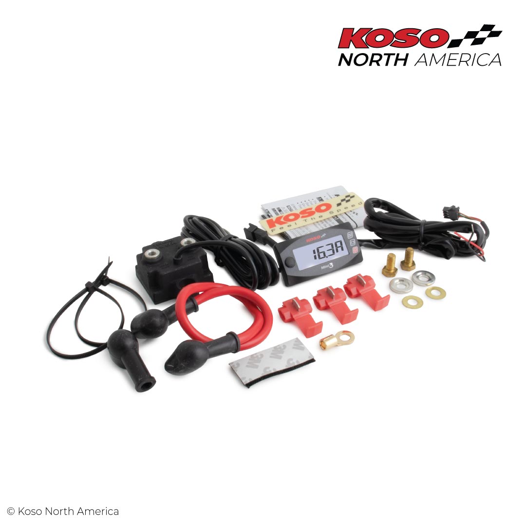 Koso Mini 3 voltmetro amperometro 12V digitale