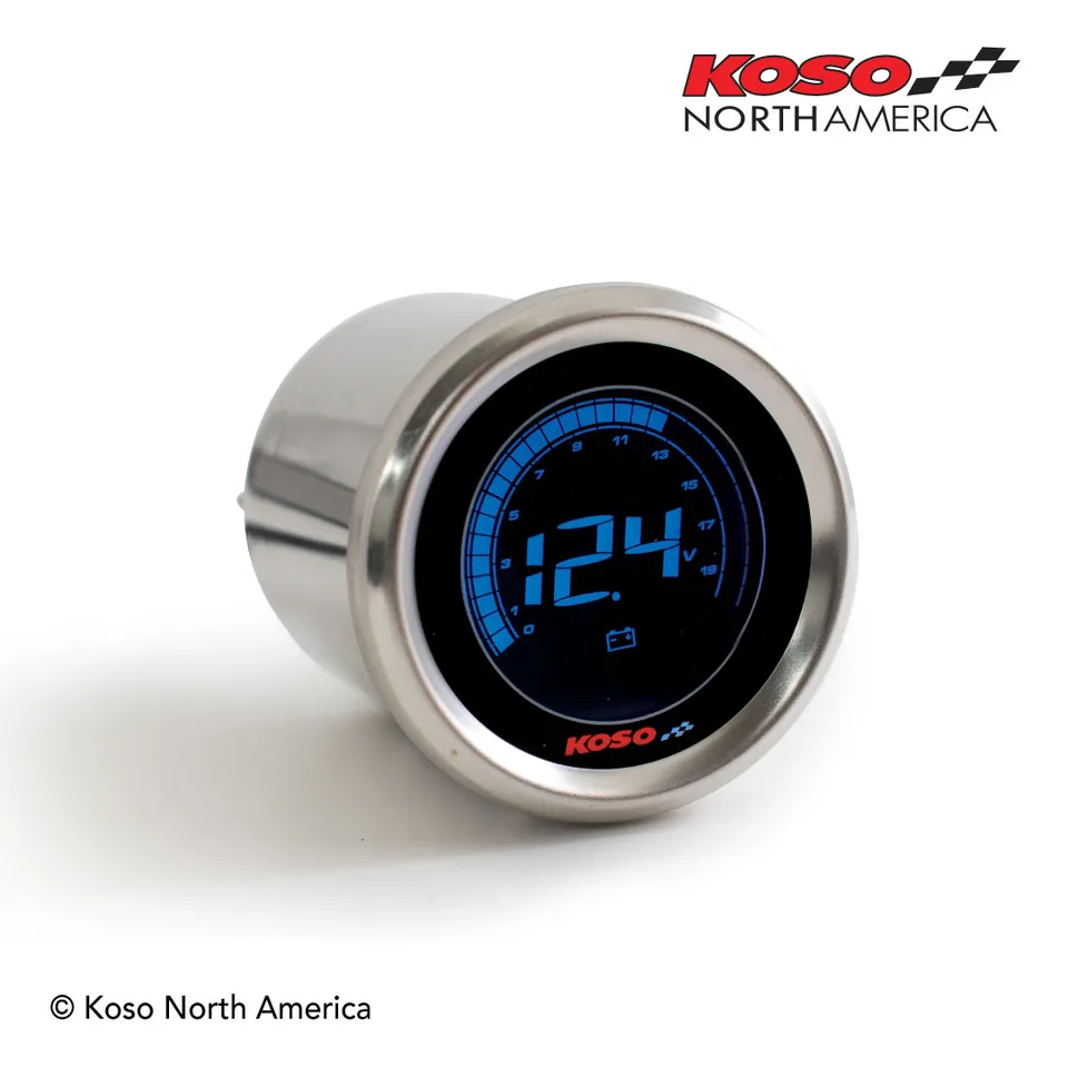 Koso DL-01V voltmetro con display LCD reverse