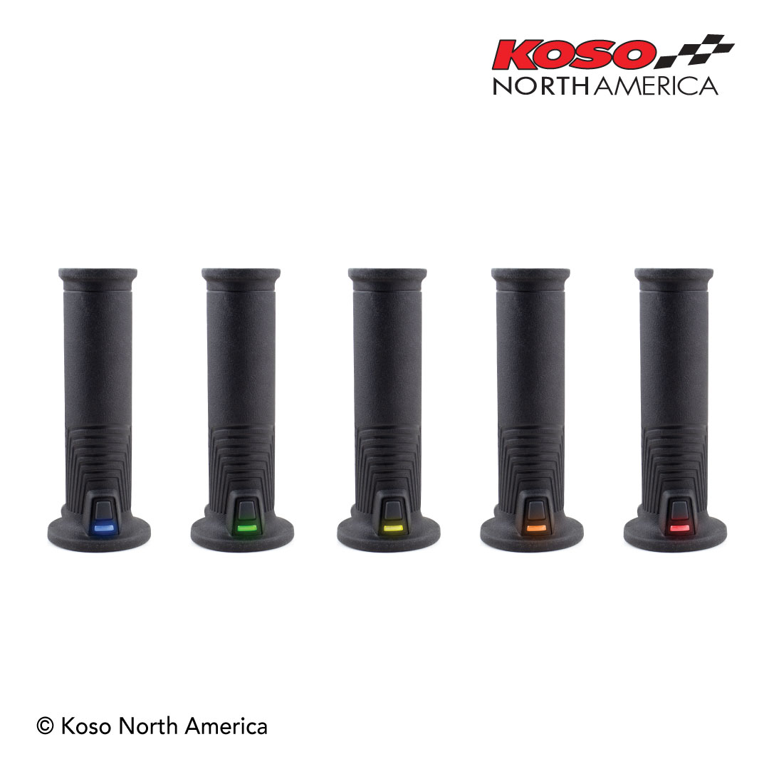 Koso Artemis manopole riscaldate 120mm 5 livelli