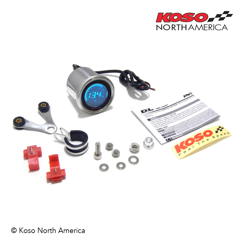 Koso DL-01V voltmetro Harley-Davidson batteria