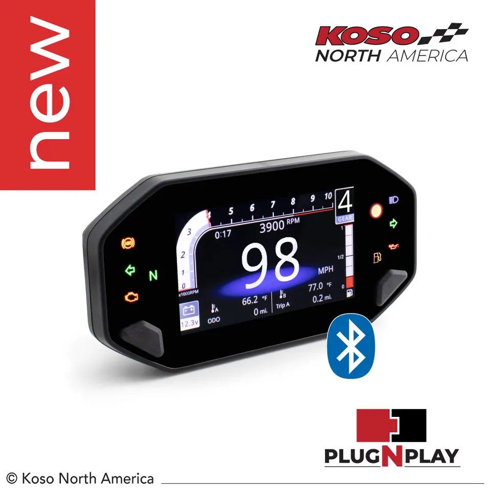 Koso RX-4H quadro strumenti TFT Suzuki Hayabusa Gen 2 Bluetooth