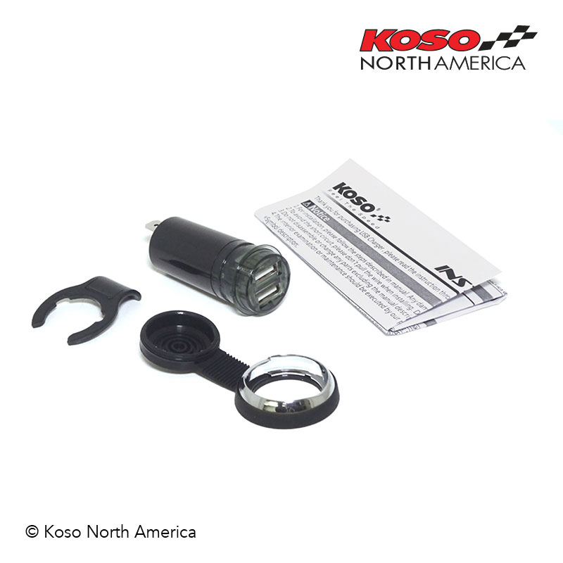 Koso Dual USB adattatore USB Harley-Davidson 12V