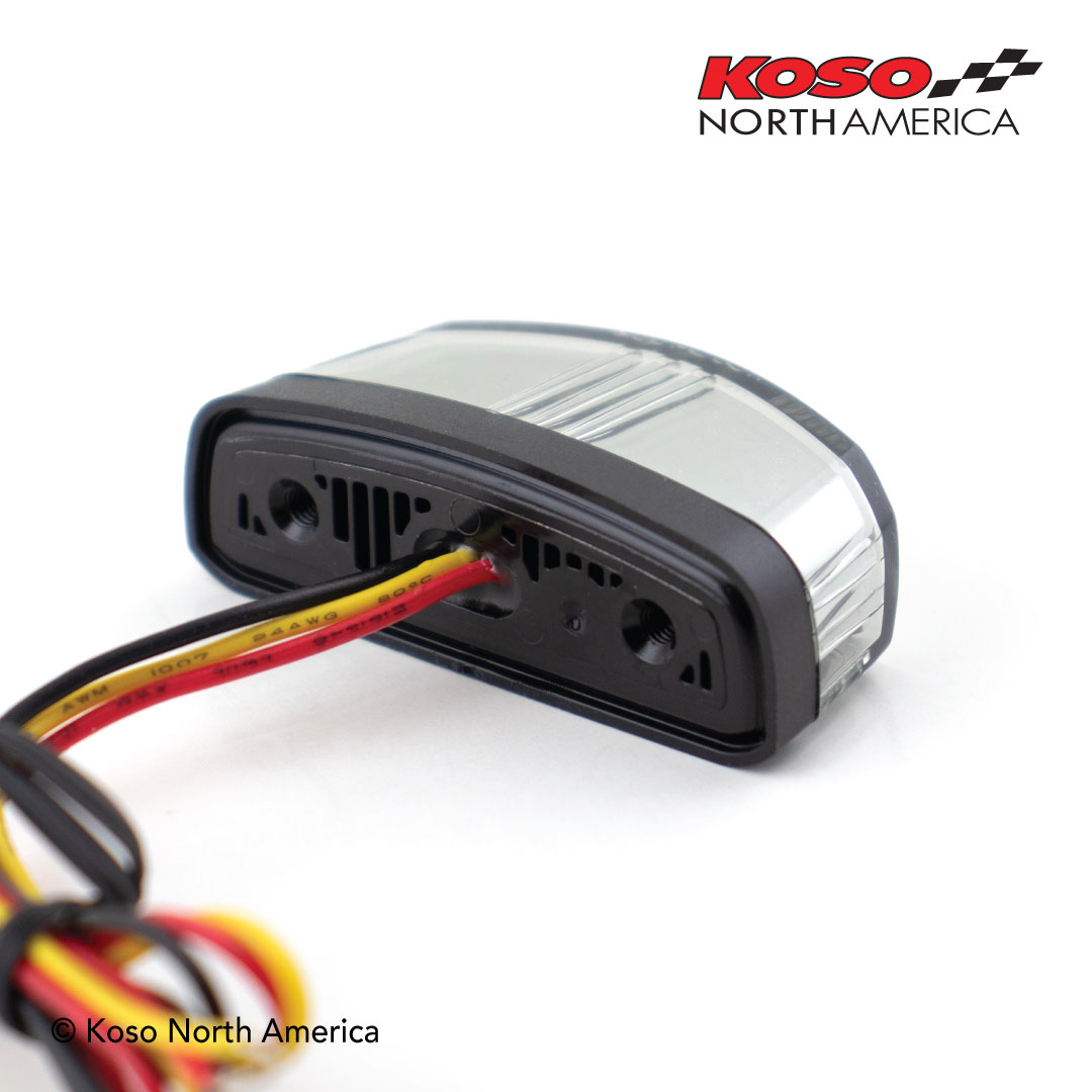 Koso Hawkeye fanalino posteriore LED fumé targa