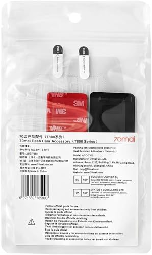70mai M310 Plus supporto dash cam kit montaggio 4 pezzi