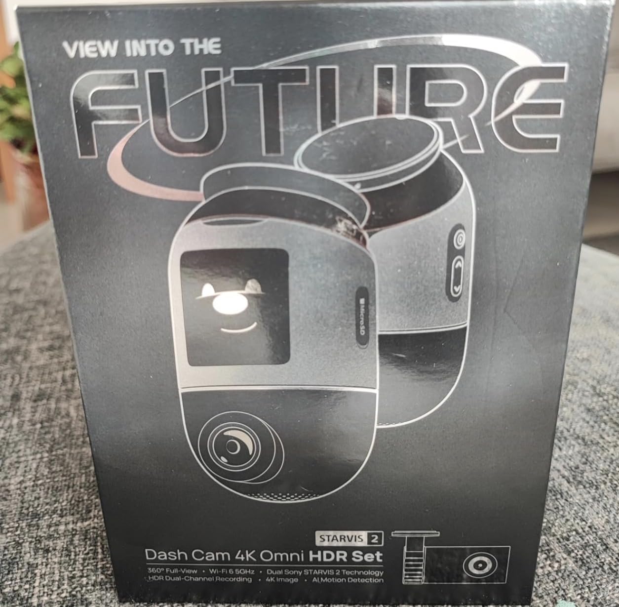 70mai 4K Omni dash cam auto dual 4K+1080P 360°