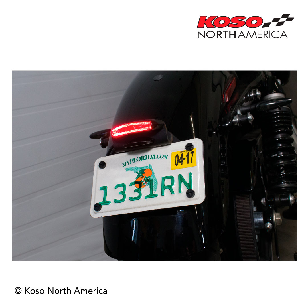 Koso GT-01 Fanalino Posteriore LED Rosso Halo