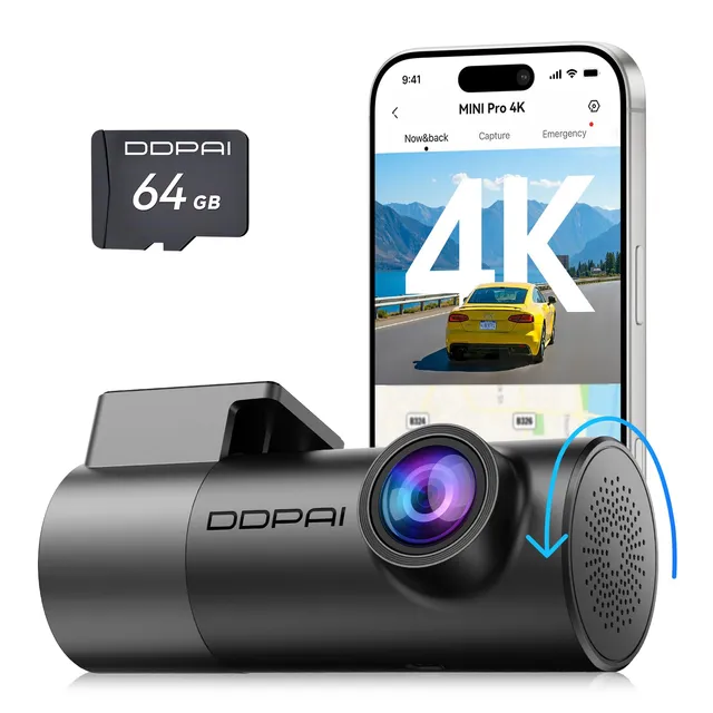 DDPAI Serie Mini Mini Pro dash cam 4K SD 64GB