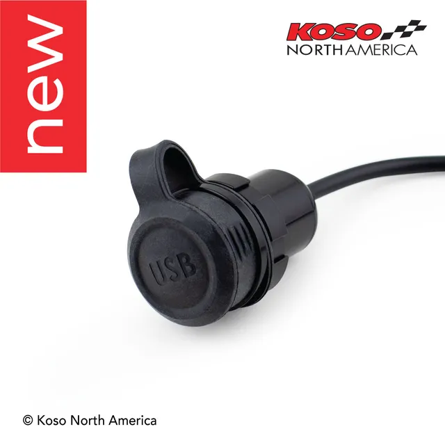 Koso Single Port caricatore USB moto Type-C ricarica rapida
