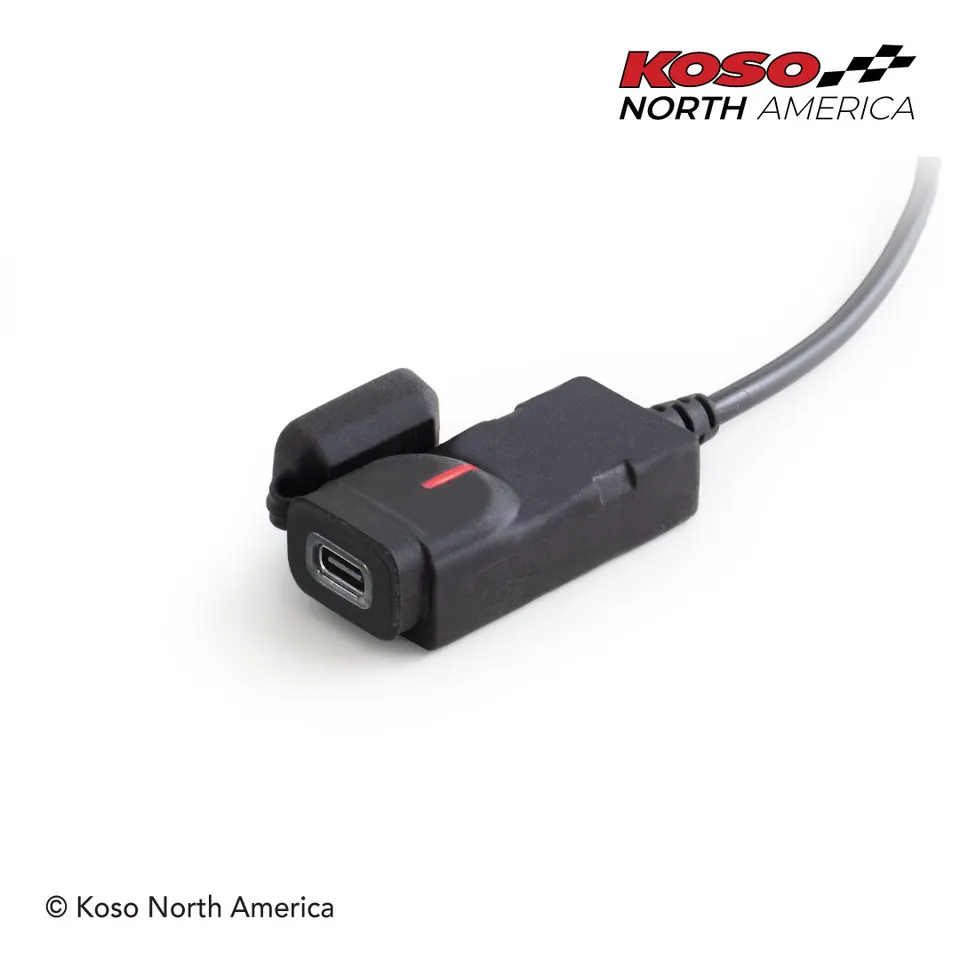 Koso Adattatore USB-C presa USB moto 12V ricarica rapida