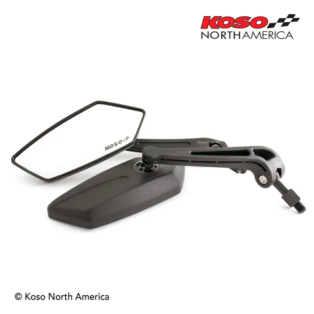 Koso GT Style specchi M10 nero opaco lente chiara