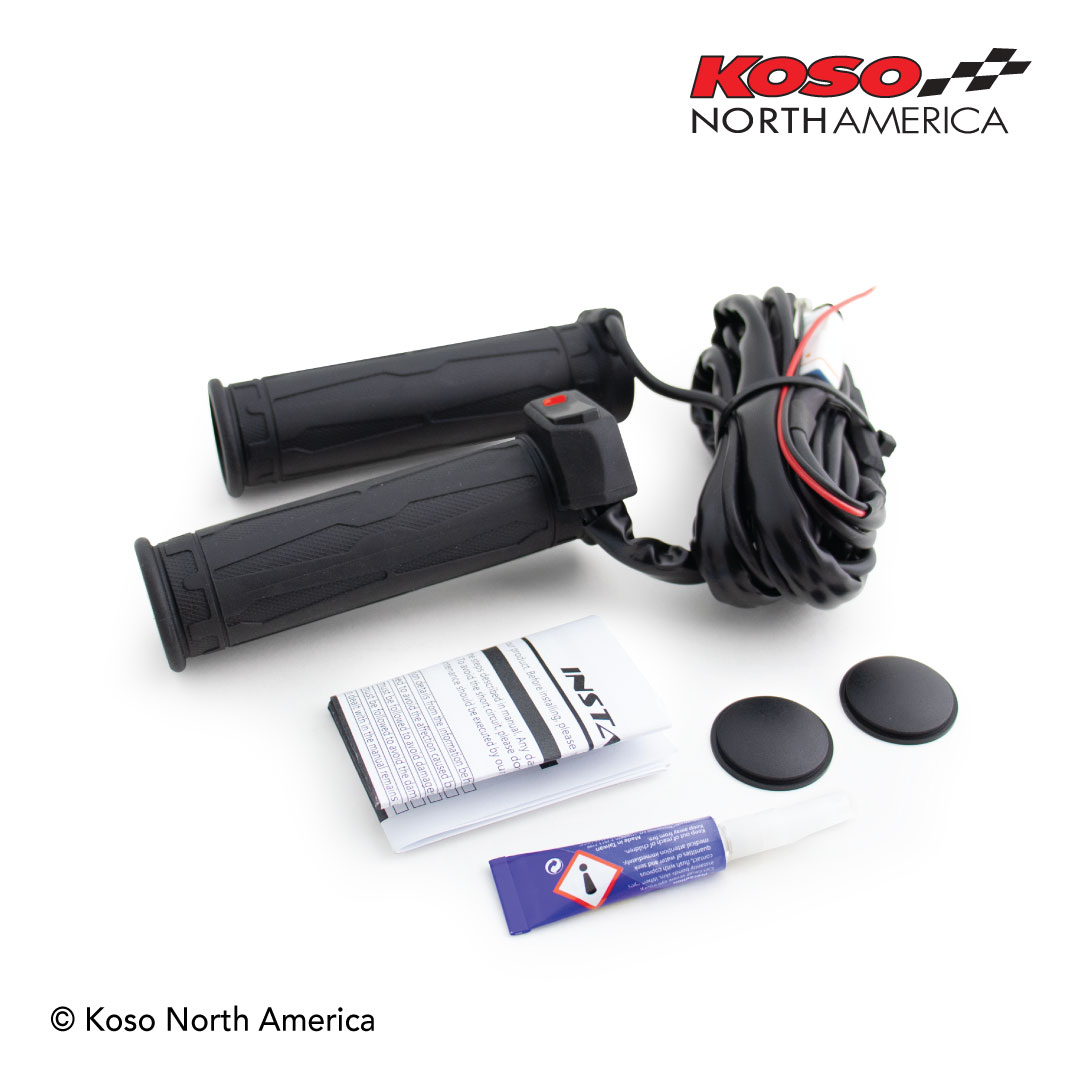 Koso Apollo manopole riscaldate 130 mm 5 livelli