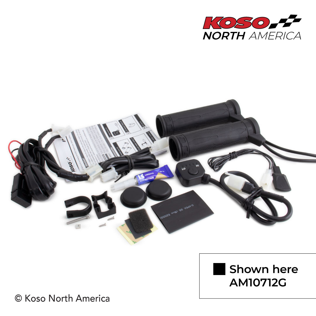 Koso 5 Level manopole riscaldate gas a pollice 12V