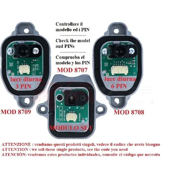 RIATEC MOD8708 Modulo LED 12V Montaggio Diretto